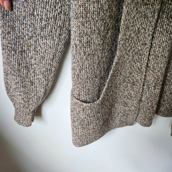 NEW Simply Natural Alpaca 'Linda Ebel' Open Front Long Cardigan Peru Neutral - Picture 7 of 10